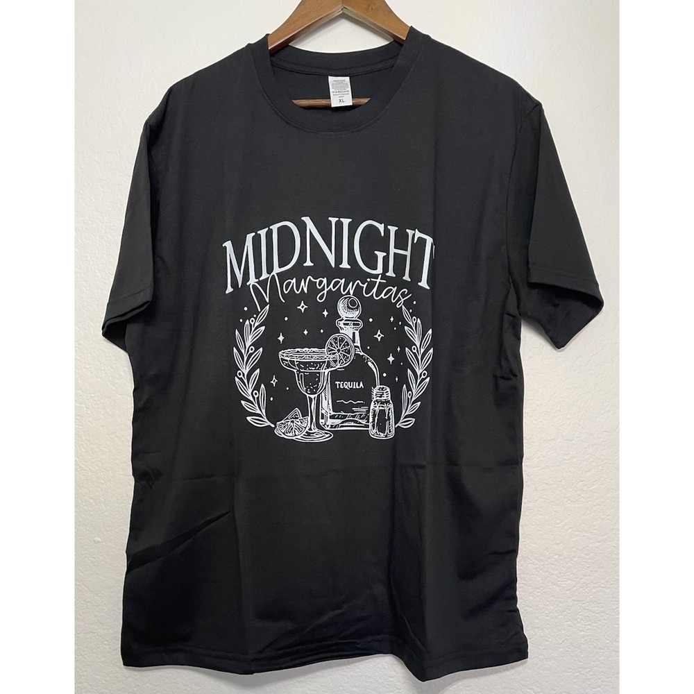 Midnight Margaritas Graphic Black T- Shirt Women's XL Practical Magic Style New